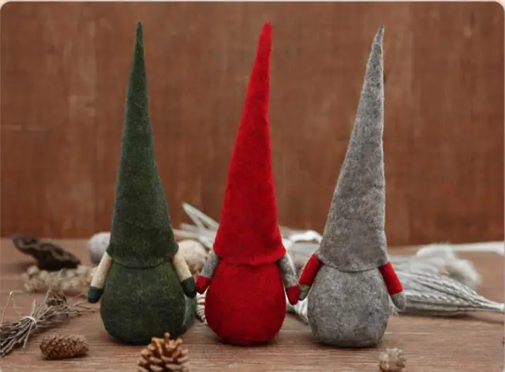 New Scandinavian Style Decor Dangle Leg Shelf Sitters Swedish Gnome Christmas Plush Toy