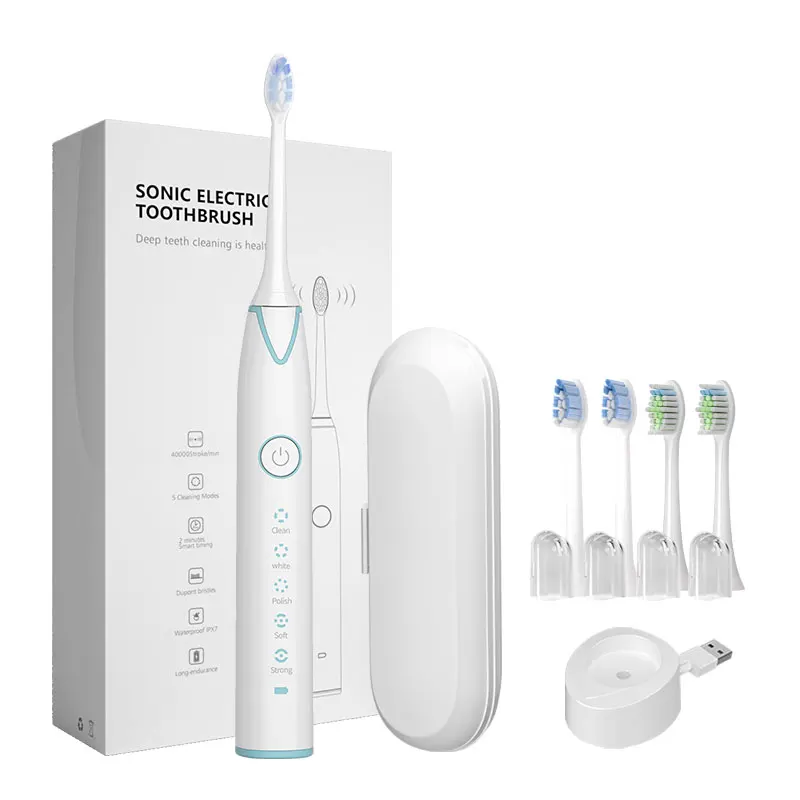 2021 Hot Selling Cheap Electronic Sonic Tooth Brush Rechargeable Toothbrush For Oral Adult Kids