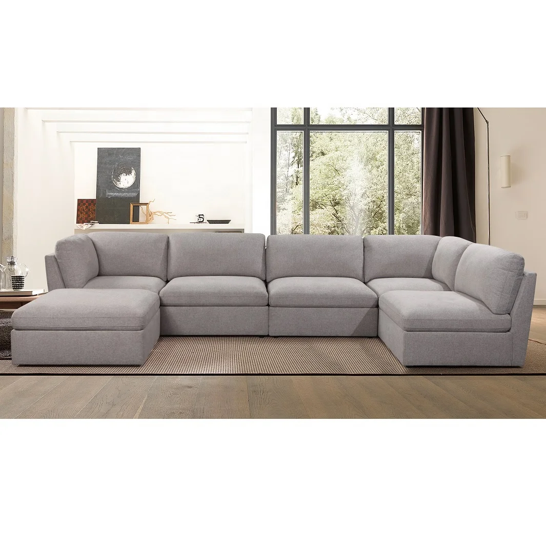 Tianhang modern living room sofa set Convertible fabric technology cloth free combination modular sofa sets