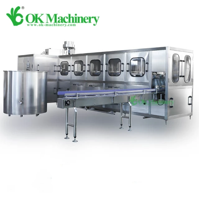 XP564 Stainless Steel Sus304 300 450 600 Bph 5 Gallon 20 Liter Bottled Water Filling And Capping Machine