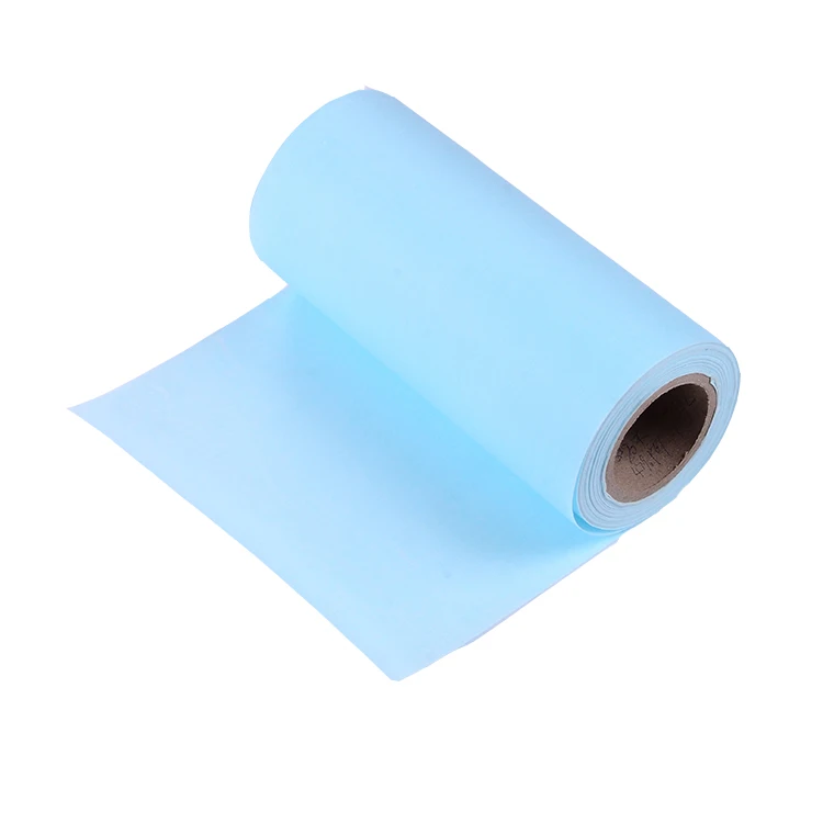 Nonwoven wipe woodpulp+PET cleaning cloth roll for electronics and automotive cleaning