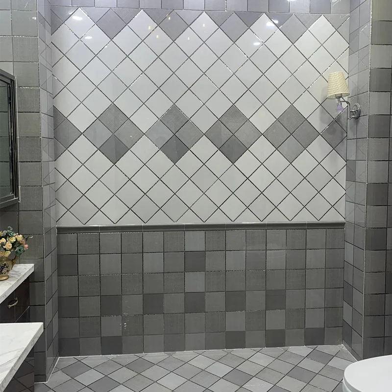 Golden line wall tiles Interior Shower and Bathroom Ceramic Wall Tile Design 30x60
