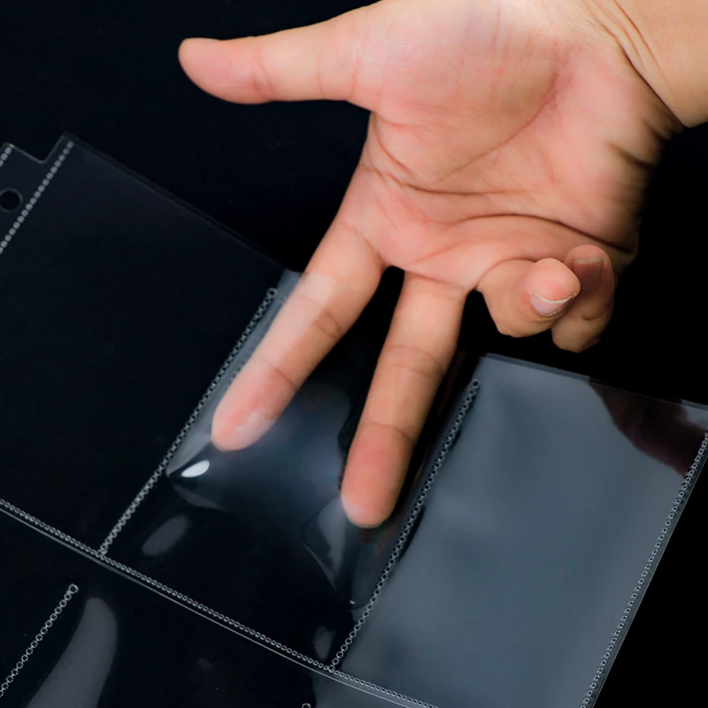 Индивидуальная 9-карманная папка для карт прозрачная страниц внутренняя Обложка пластиковых фотографий