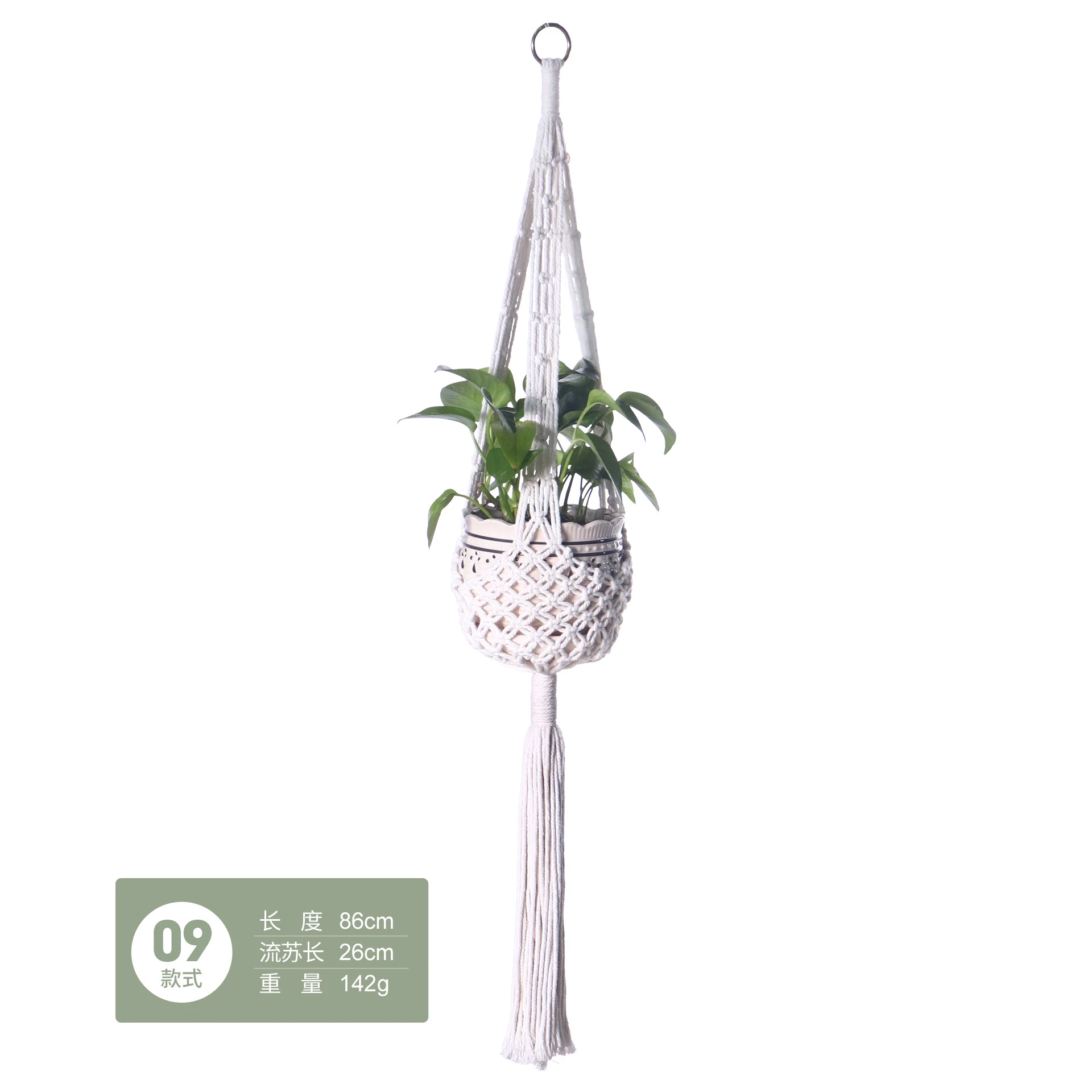 Macrame Plant Hangers With Hanging Air Plants Holders