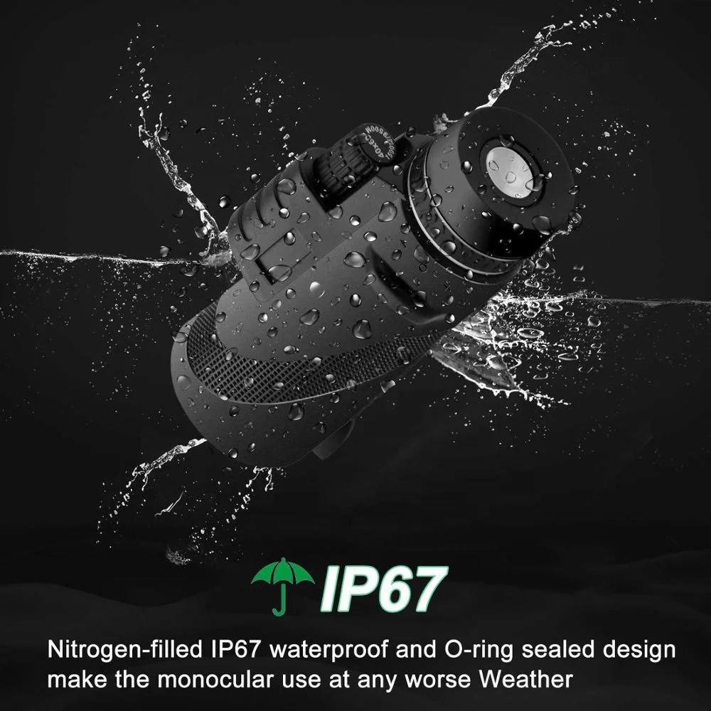  40*60 портативный карманный монокуляр 10x50 высокая мощность HD открытый концертный телескоп