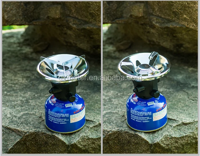 CE approved-Portable Camping Stove Picnic Stove Cookout Burner Cookware FOR 7/16 THREAD GAS CARTRIDGE