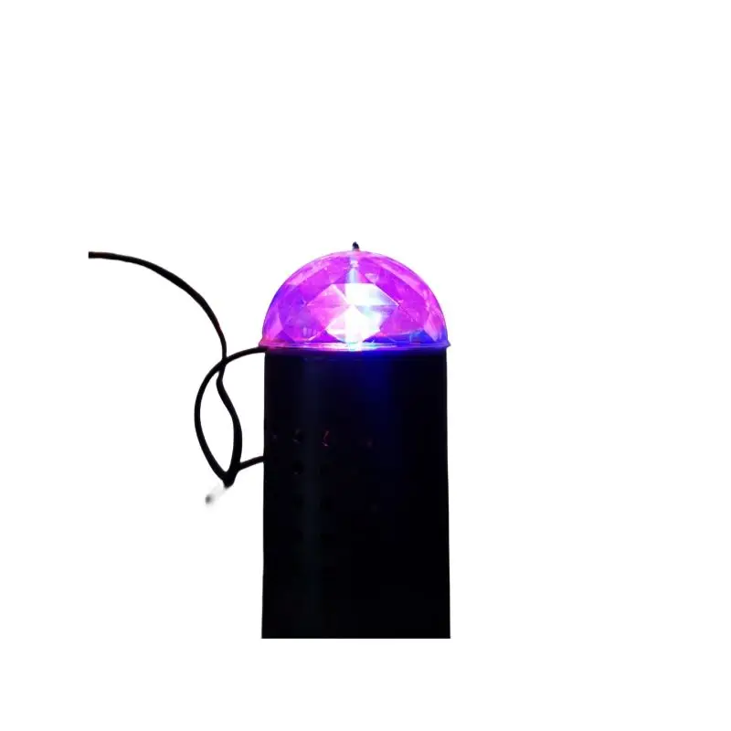 RGB светодиодный хрустальный шар СВЕТОДИОДНЫЙ Красочный Автоматический Вращающийся Диско-сценический светильник для свадебной вечеринки бар KTV фонарик