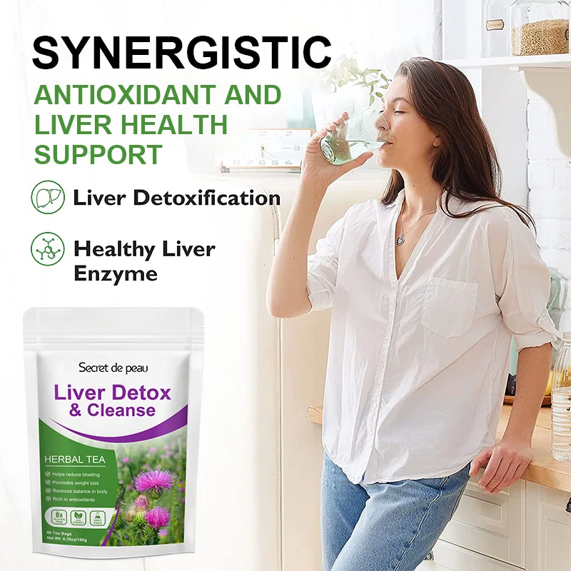 Organic Liver Detox Cleanse and Protecting Tea Herbal Tea 30 pieces Tea Bags