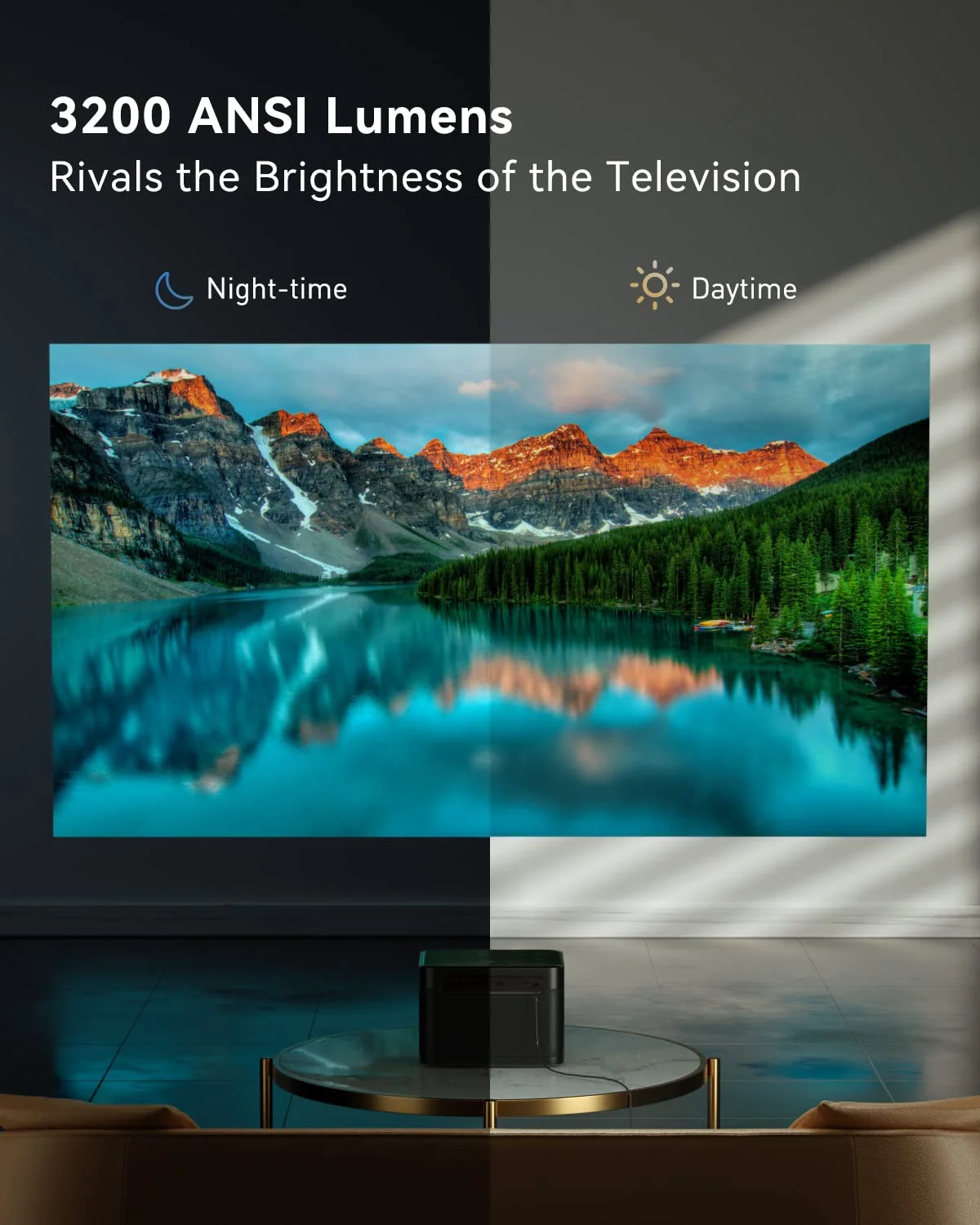 NBL New Dangbei Mars Pro 4K Dlp Digital Mini Portable Projector Home Cinema Beamer Projetor Ultra Short Throw Laser Projector 4K