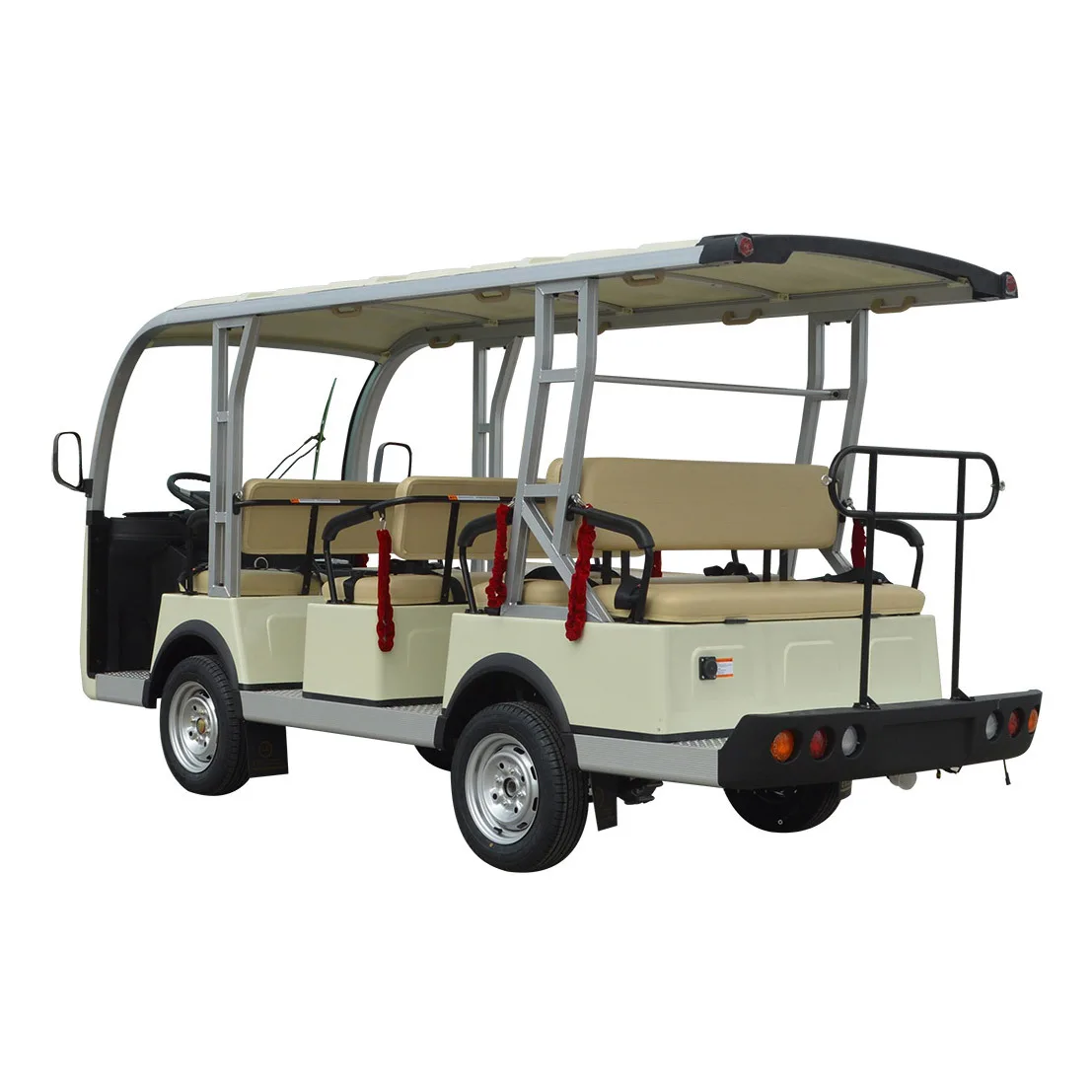 Long Range 80-120KM Lead Acid Battery Powered Tourist City Hotel Shuttle School Passenger Electric Sightseeing Mini Bus