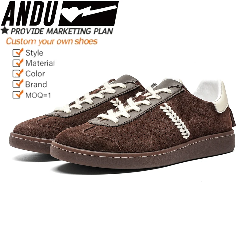 Мужская повседневная обувь из натуральной кожи