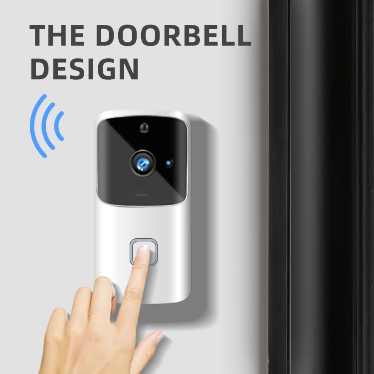 720P Low Power Video Doorbell WIFI Wireless Doorbell Night Vision HD Smart Doorbell Camera
