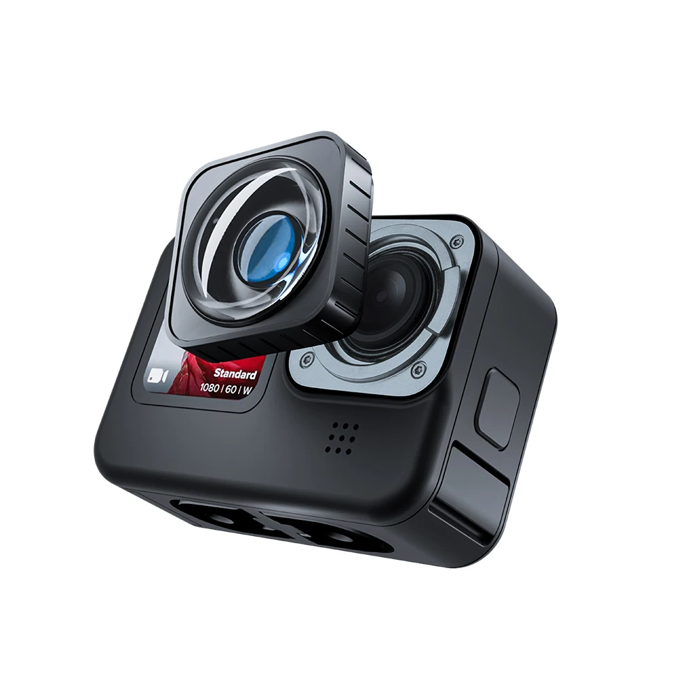 Новое поступление аксессуары для GoPro Telesin ультра широкий угол 155 градусов макс. объектив мод камеры Hero 9 Black