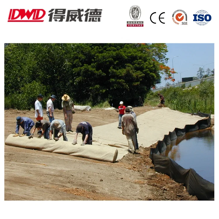 Нетканый джутовый сохранение почвы