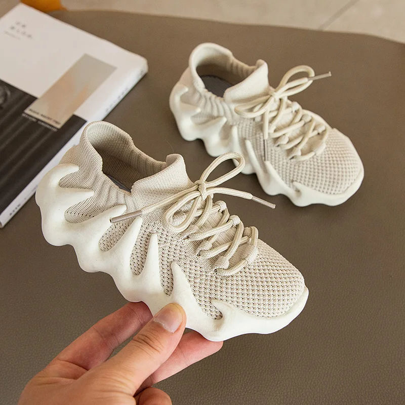 Оптовая продажа 2021, модные детские спортивные кроссовки yeezi 450 350, детская прогулочная обувь для девочек, резиновая обувь для бега для детей и мальчиков