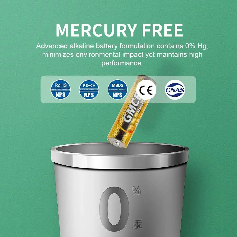 GMCELL Hot selling battery   LR6 model with 5 pcs a card