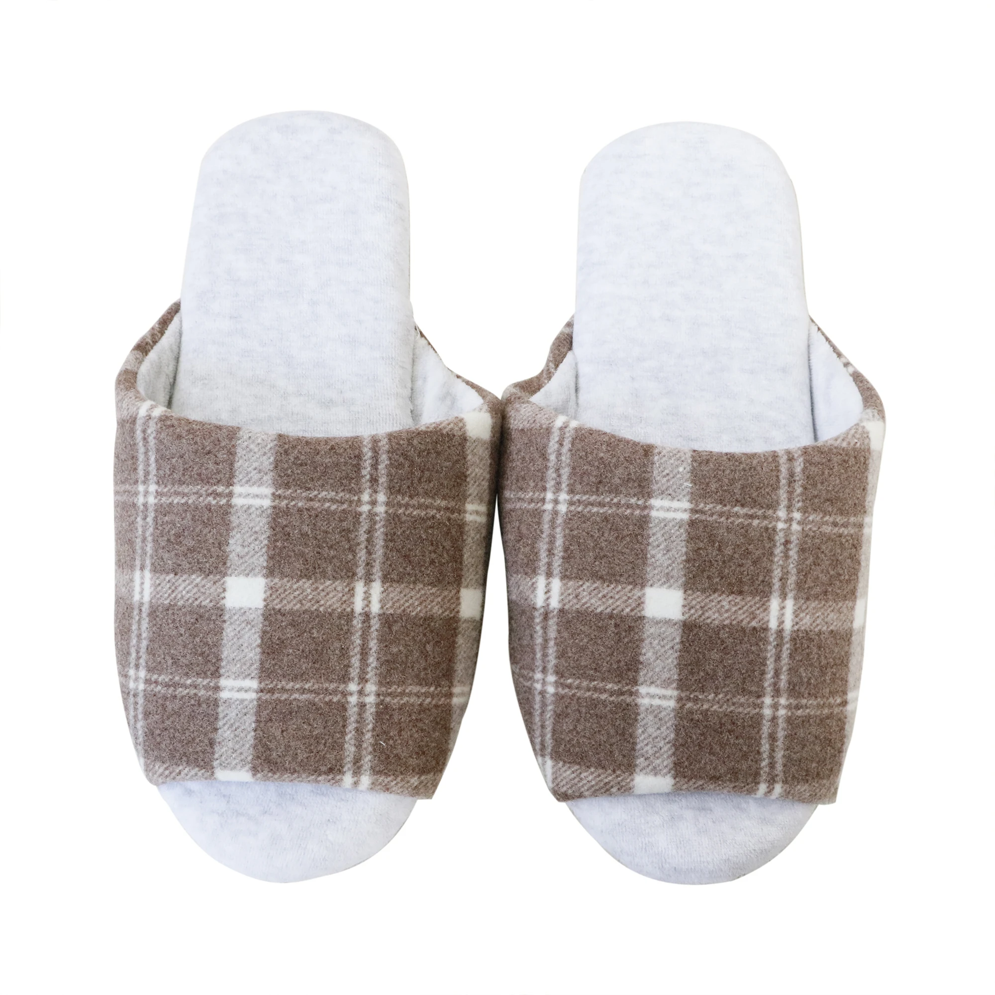 Wholesale Home Warm Wooden Floor Cotton Unisex Slippers