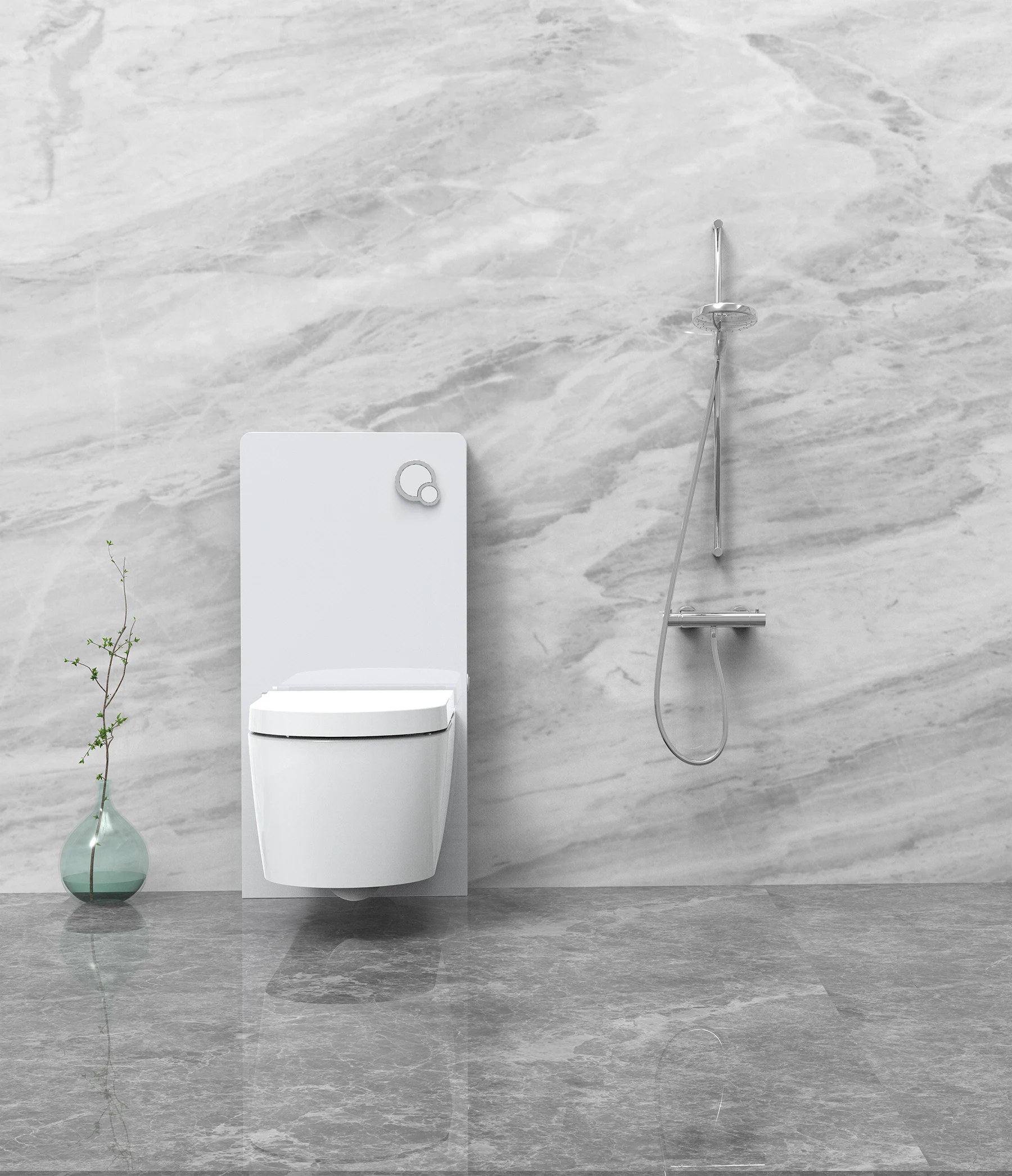 High Quality Wall Hung Toilette Hotel Intelligent Smart Toilet With Remote Control