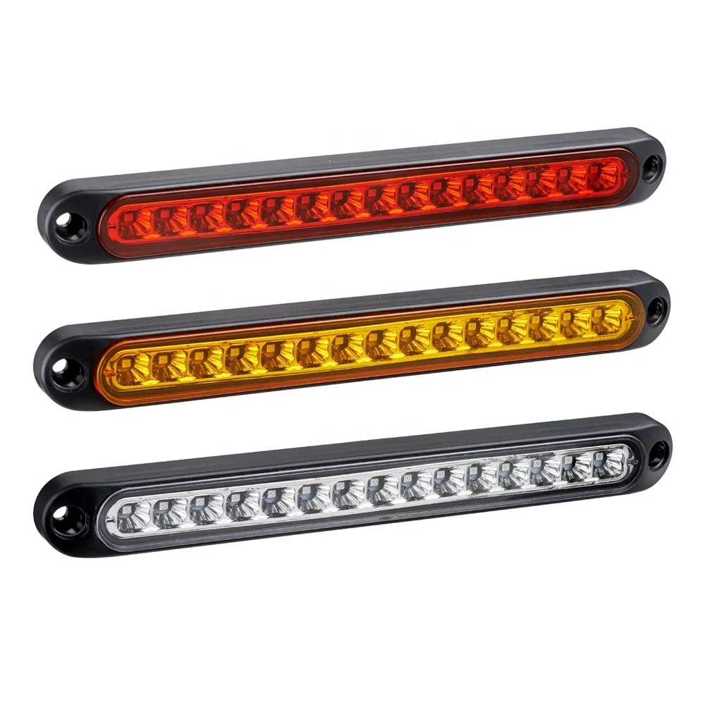 Emark 10-30V 15pcs LED Turn Stop Brake Reverse Fog Rear Position LED Trailer Lights LED Truck Trailer Light