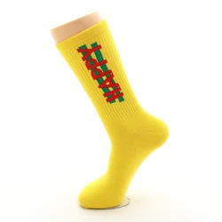 2023 custom wholesale sports socks custom with logo  breathable crew cotton dress socks for men  running socks