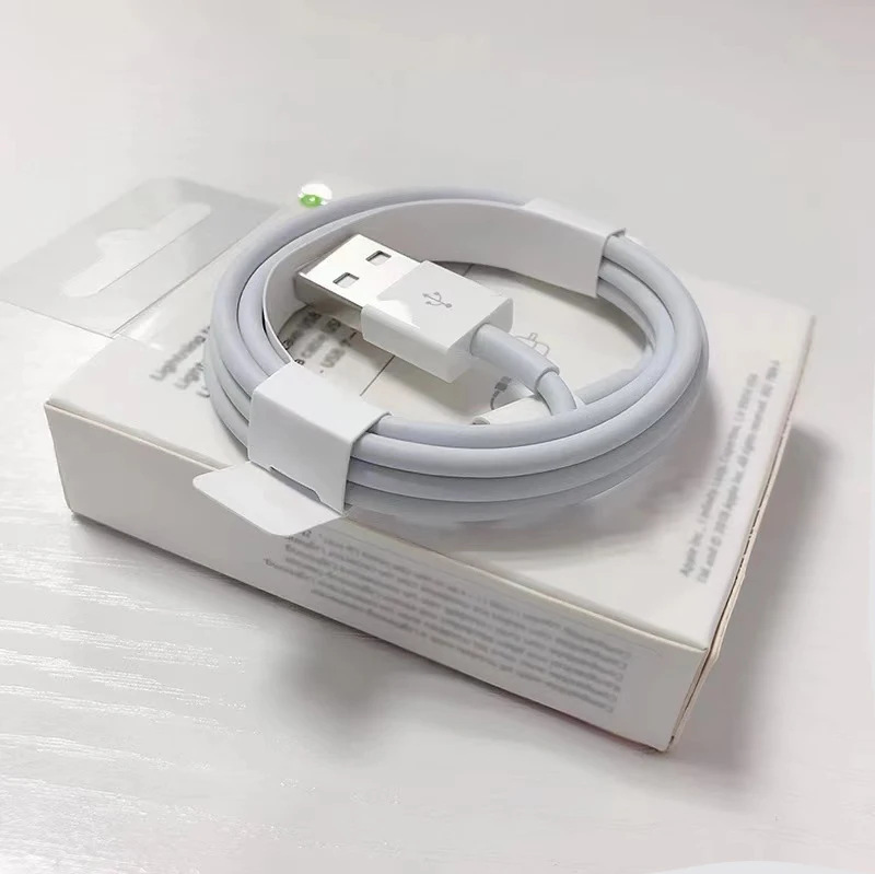 USB-кабель для передачи данных iPhone оригинальный кабель быстрой зарядки 7 8 Plus XS 11 12 Pro Max зарядный провод