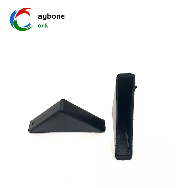 50/60/80mm Black Plastic Protective Corner for Shipping Glass Edge Corner Protector for Carton Boxes Packaging Application