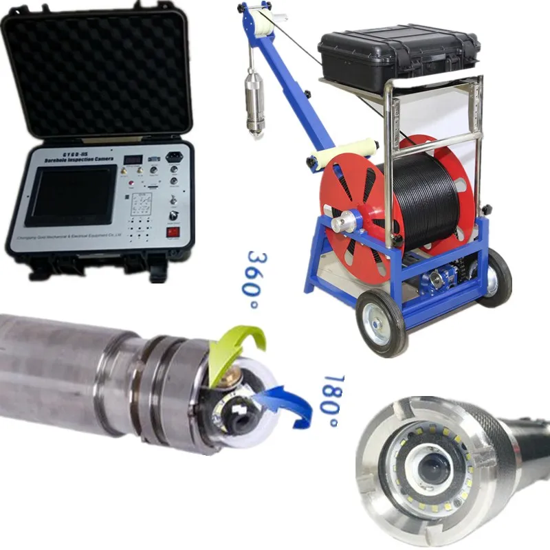 Underground Water Well Inspection Camera With Color Video Borehole Camera