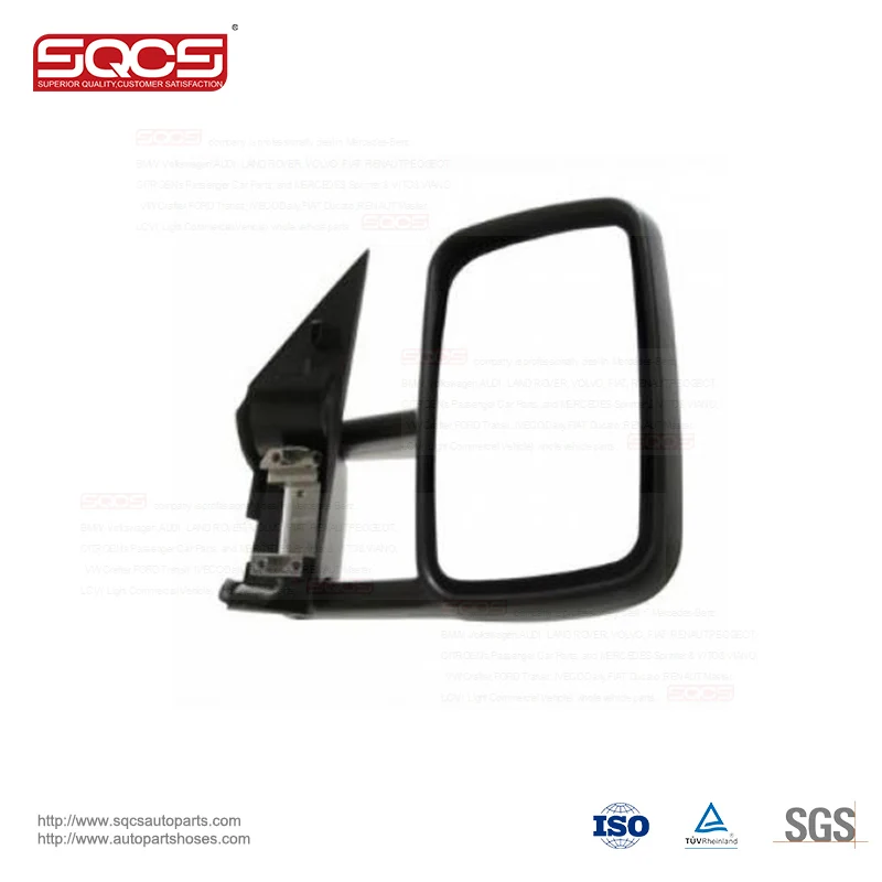 SQCS brand gasket cylinder head Manual Outside Mirror silver outside chrome rearview mirror cover for mercedes benz sprinter 901