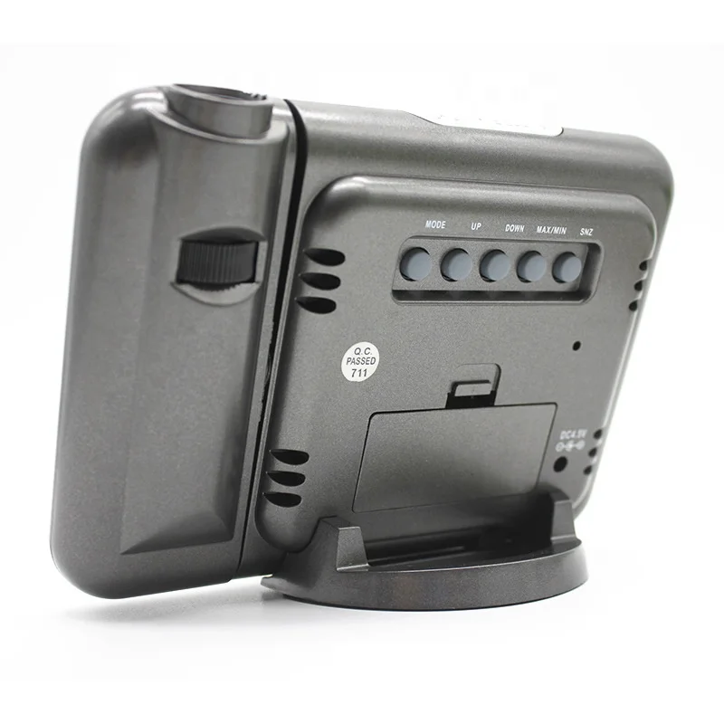 KH-CL002 Projection Time Digital Weather Forecast LCD Display Projector Color Screen Calendar Snooze Alarm Clock