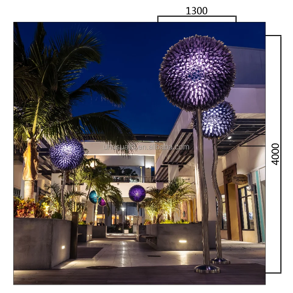 Outdoor Colorful ball Design Waterproof 3d Moon and Stars Ramadan Led Motif Decoration Light new year festival road street lamp