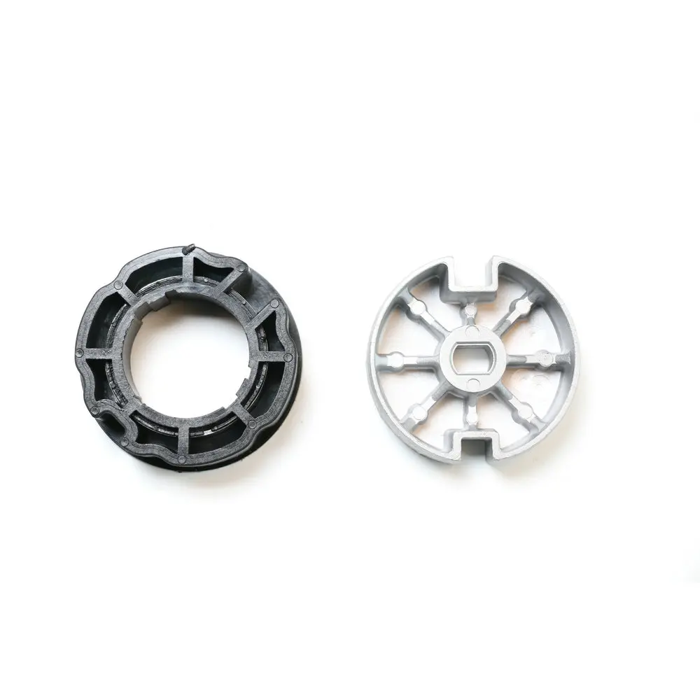 83mm motorized roller door install parts steel roller tube parts 45mm 50N tubular motor crown drive wheel adapter bracket