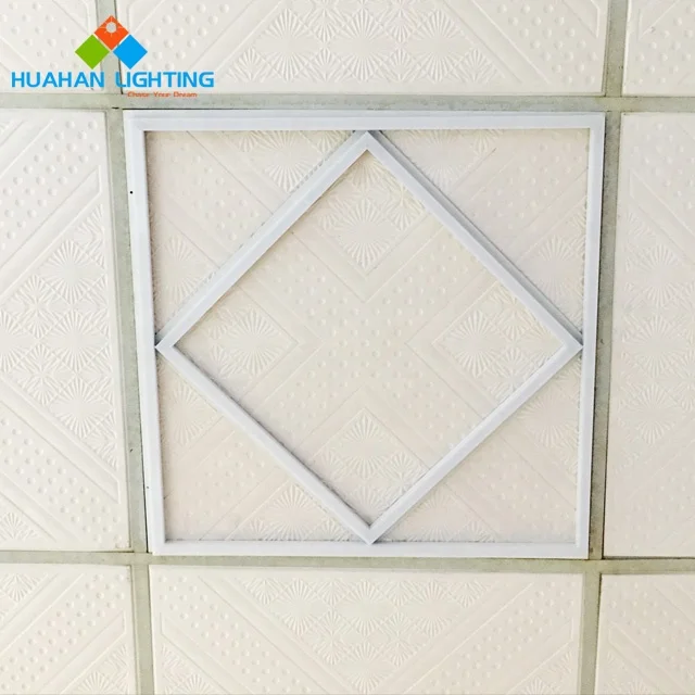 Huahan 2021 New led lattice back lite panel frame light meeting office room lighting 60x60 60W