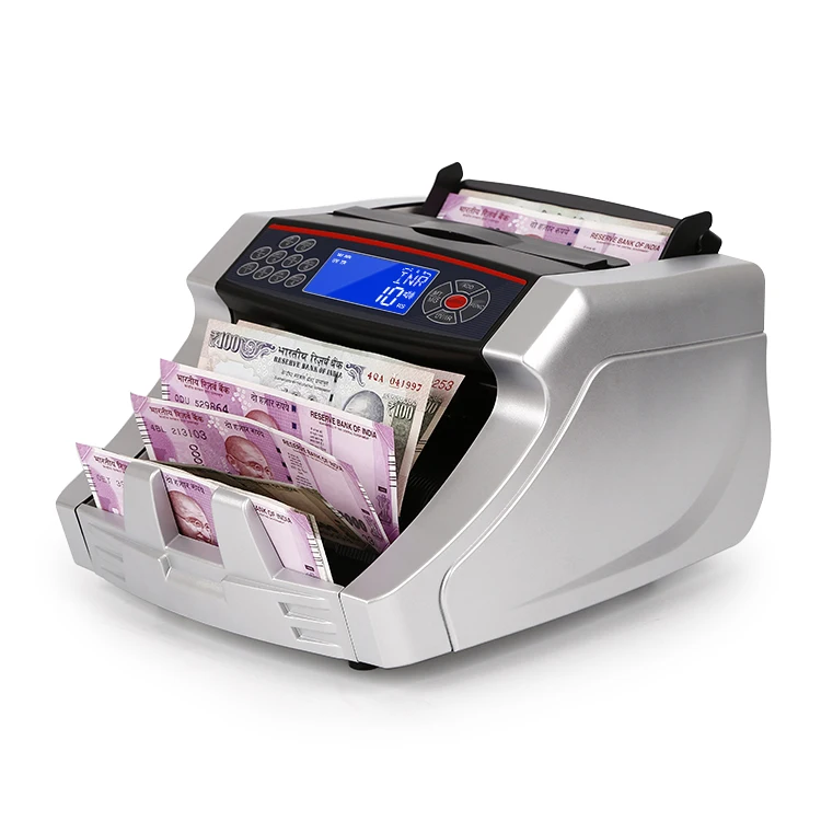 Portable LED Small Bill Counter Banknote Currency Counting Machine For Multinational Currency