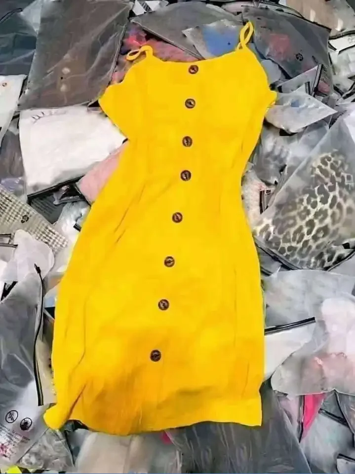 New Packaging Clothes Apparel Stock Wholesale Bulks Brand Womens Bulk Clothes Dress