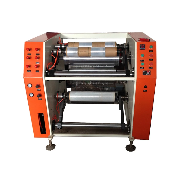 Factory Direct Sales Rewinder Automatic Vertical Pvc Pet Pe Paper Plastic Film Rewinder Slitter Rewinder