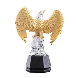 Home Decoration Custom Hand Made 3D Modeling Large Resin Eagle Statue