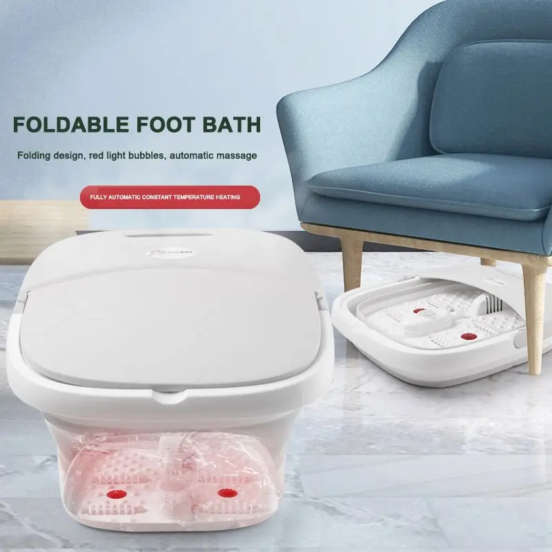 Portable Folding Foot Bath Barrel Collapsible Bath Foot SPA Massage Foot Bath Tub For Home