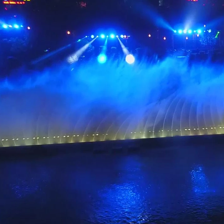 large outdoor floating music dancing fountain program musical fountain equipment