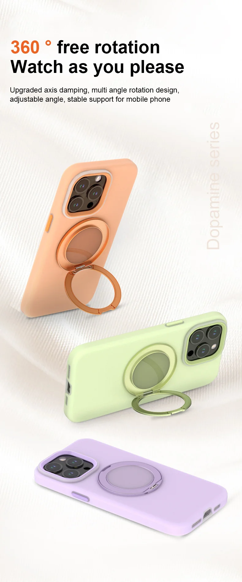Liquid Silicone Skin Feel For iPhone 16 Magnet Holder Anti- Drop Pure color Phone Case For iPhone 16 Plus Pro Max