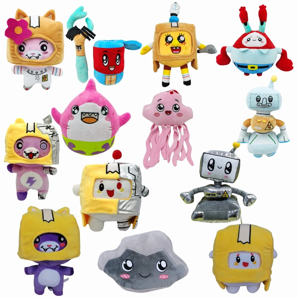 2023 Hot Selling Kawaii Lanky Box Toys Doll Foxy and Boxy Piggy Cartoon Robot High Quality Stuffed Animals Plush Toys