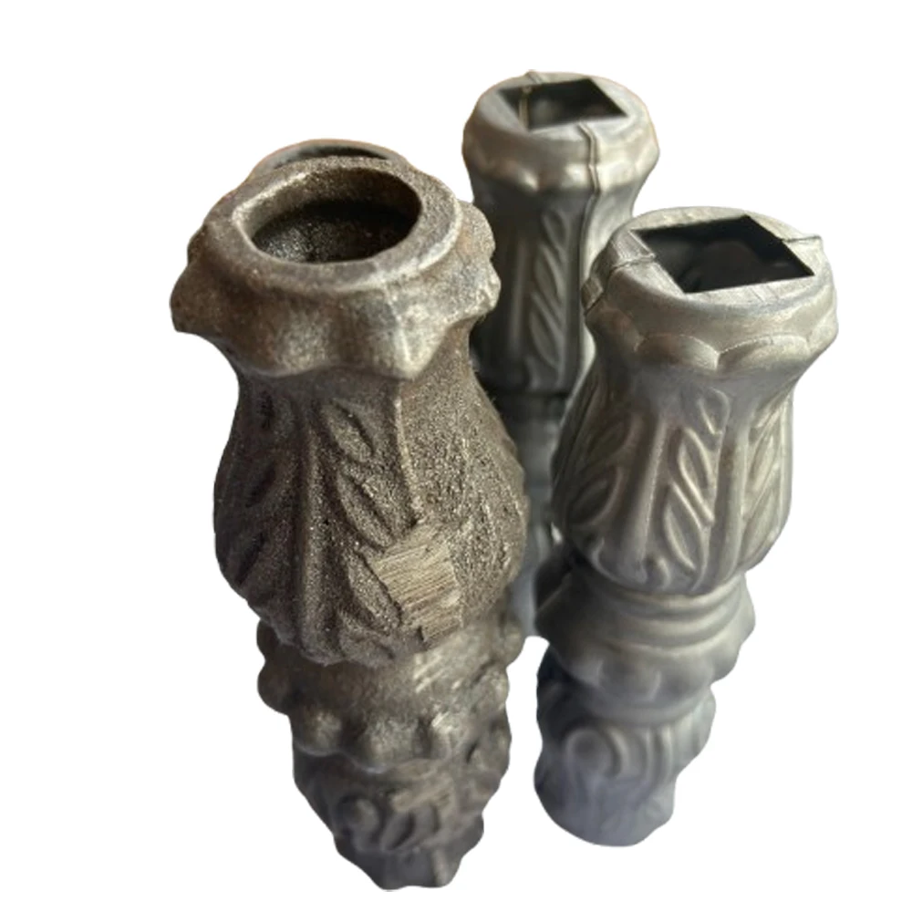 Forged Wrought Iron Studs For Gate Decoration Ornamental Collar Cast Iron Bushing