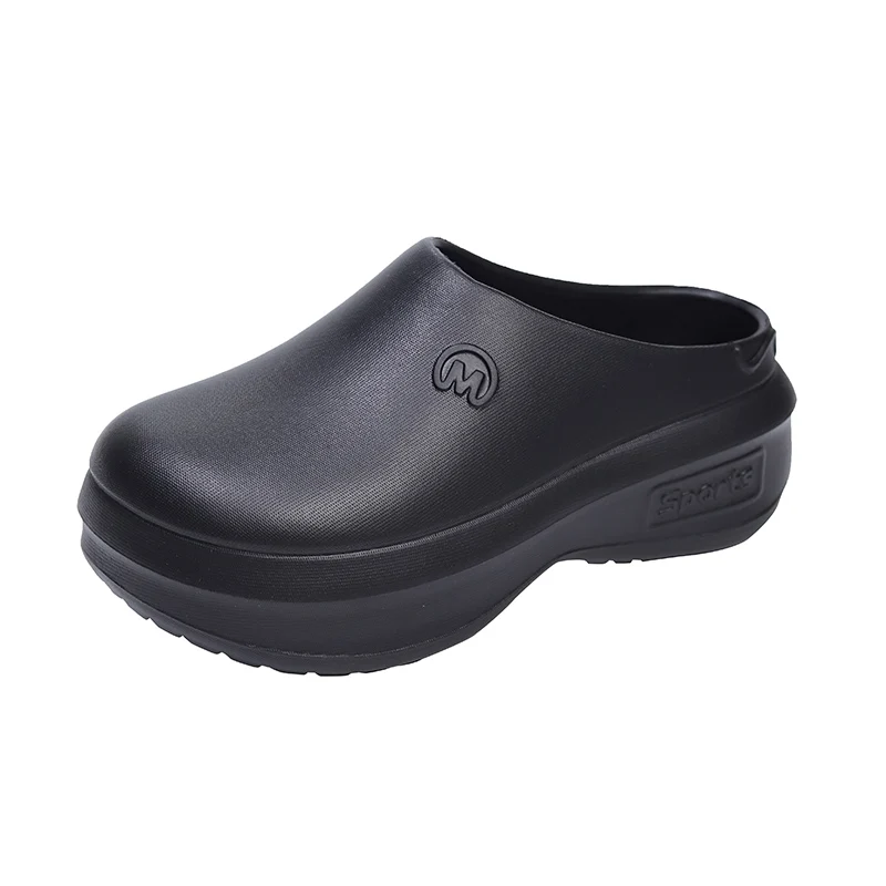 New models high quality medical clogs woman white platform 5cm heels EVA mules low prices slippers sandals garden shoes factory
