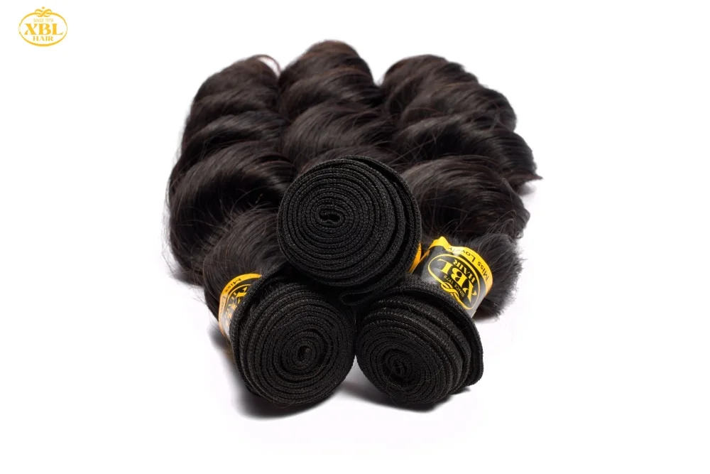 XBL Wholesale Human Loose Wave Hair Bundles for Black Women USA Brazilian and Peruvian Hair Types