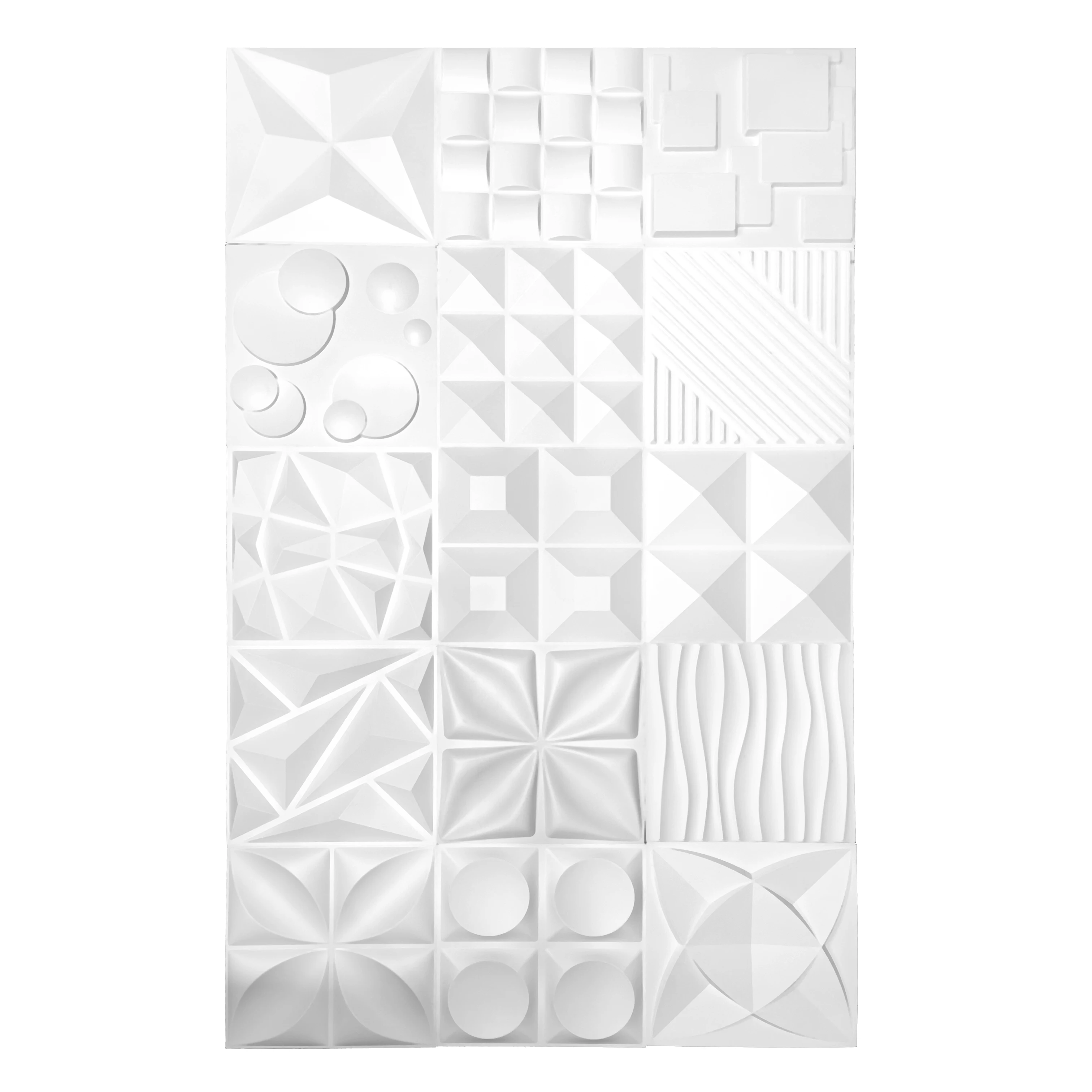 30*30 cm waterproof  3D pvc wall panel interior wall decoration
