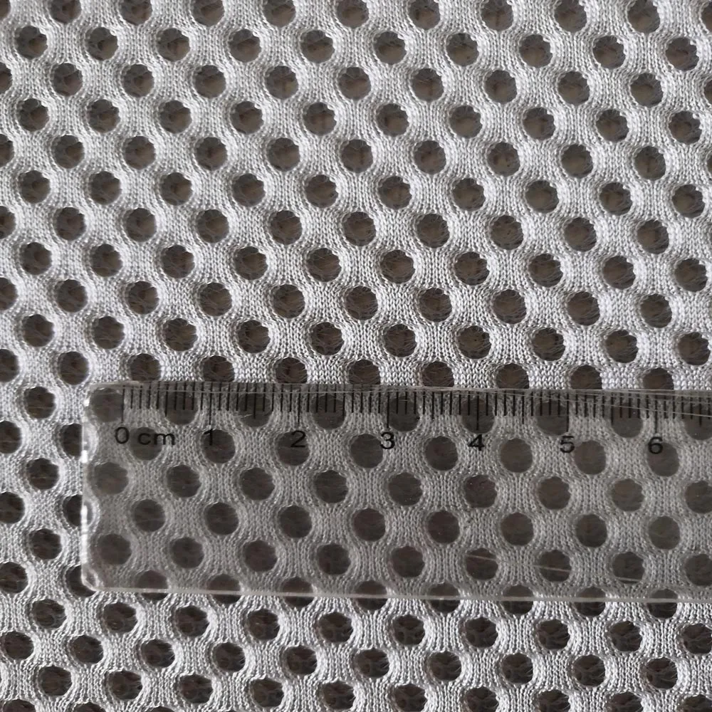 China textile 100%  polyester sandwich air mesh fabric warp knit fabric for shoes bag etc