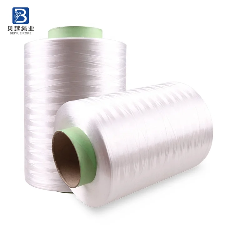 
High Strength UHMWPE Yarn anti-UV filament fibre yarn for anti-cutting cloth and vehical rope 