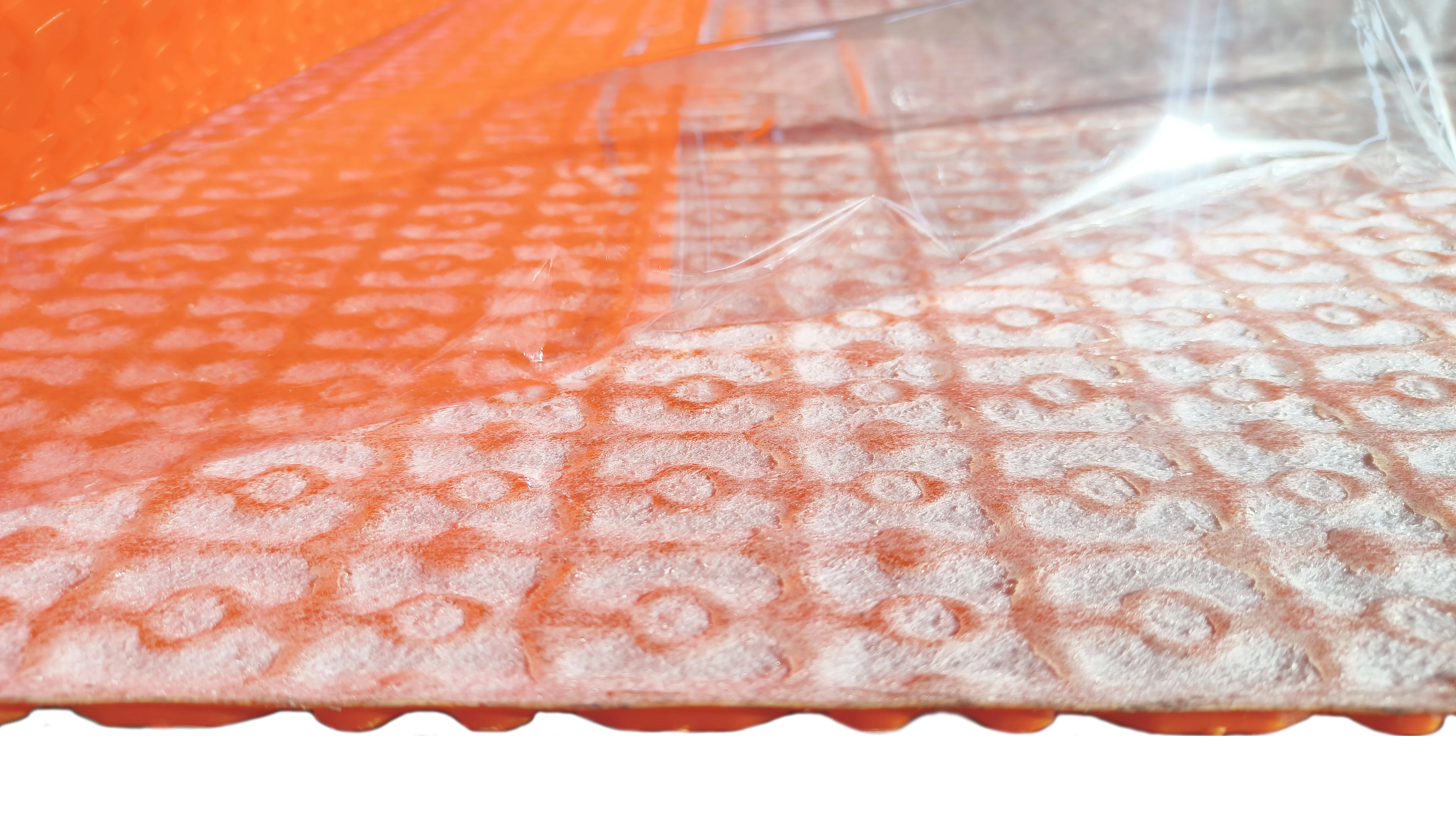 215 sqft Self-Adhesive Electric Underfloor Heating System with Radiant Floor Heating Mat Ditra Uncoupling Mat - 20m/roll