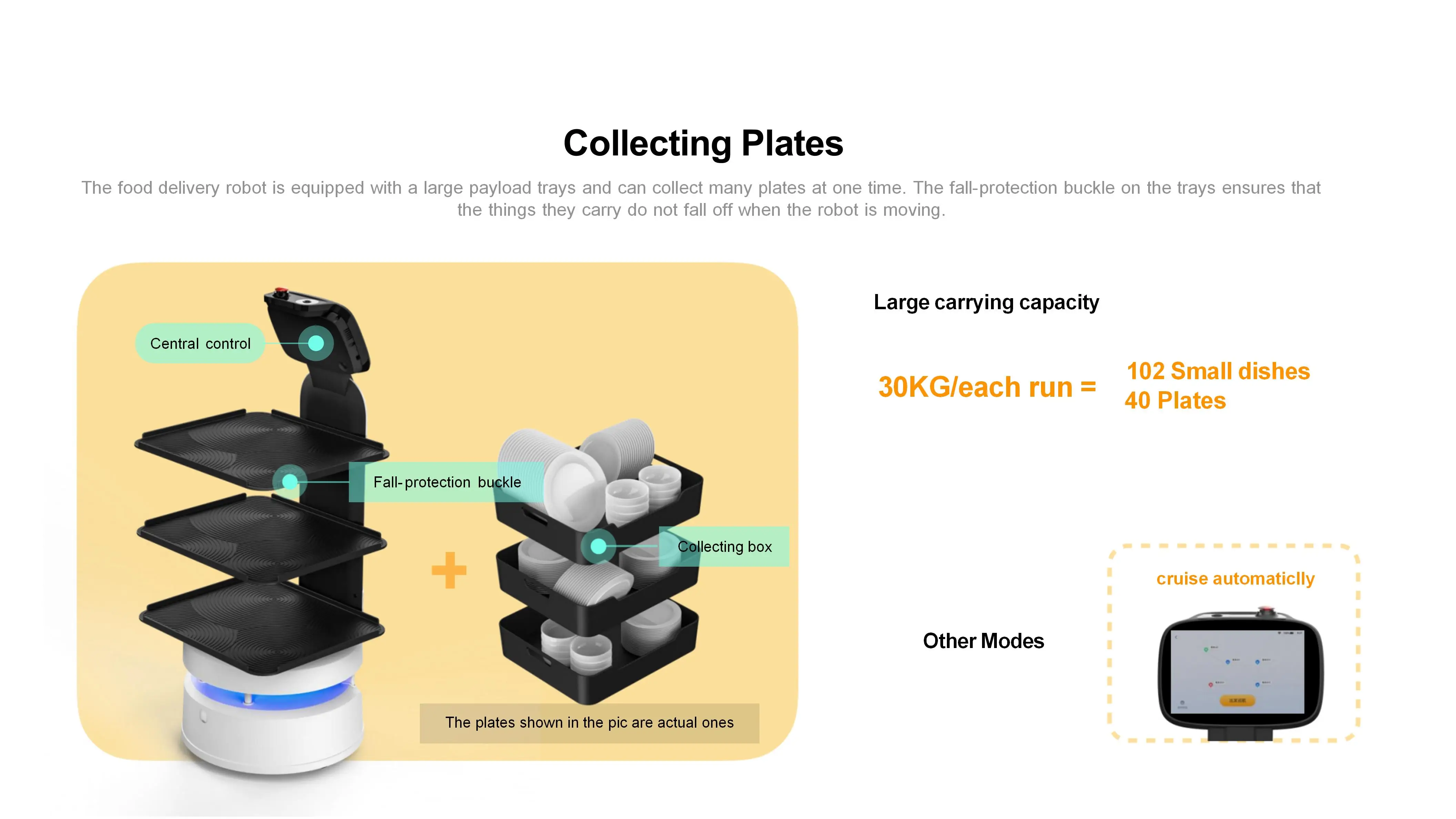 Segway Ugv Outdoor Food Delivery Robot Mobile Intelligent Delivery Service Robot For Restaurant & Hotel Supplies