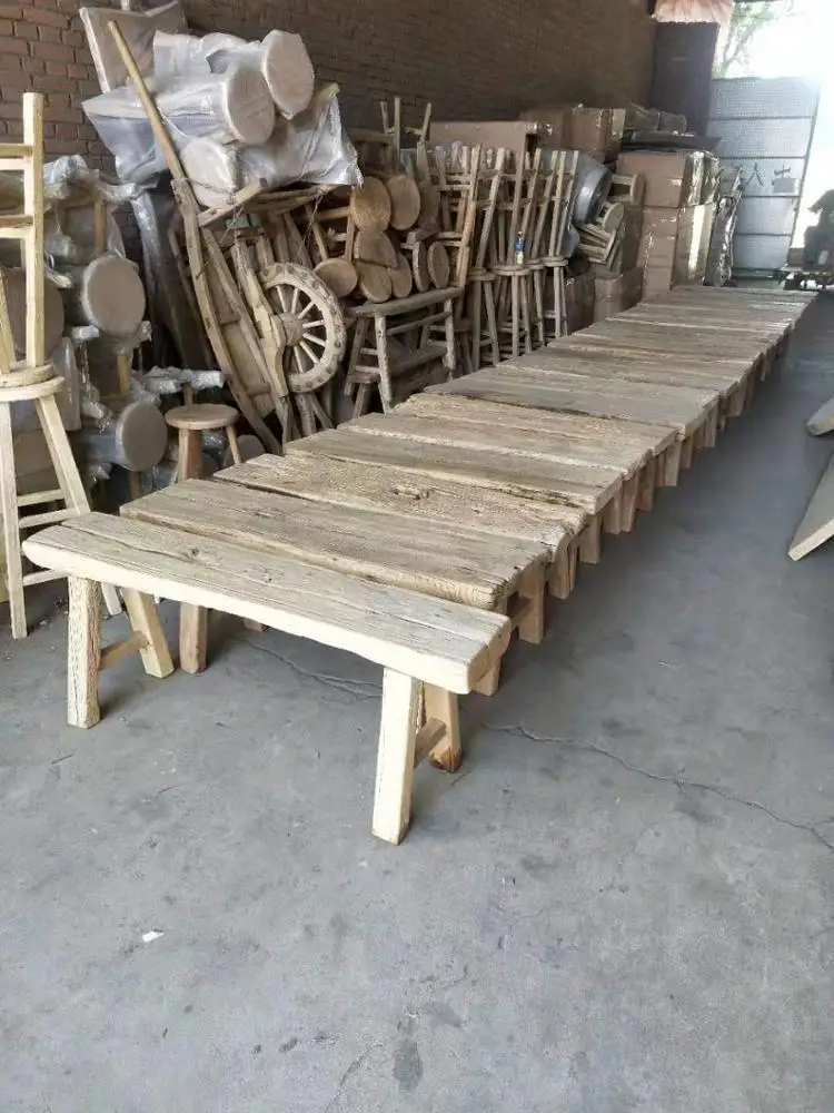 Antique China Vintage Rustic Reclaimed Wooden Collected Natural Coffee Table