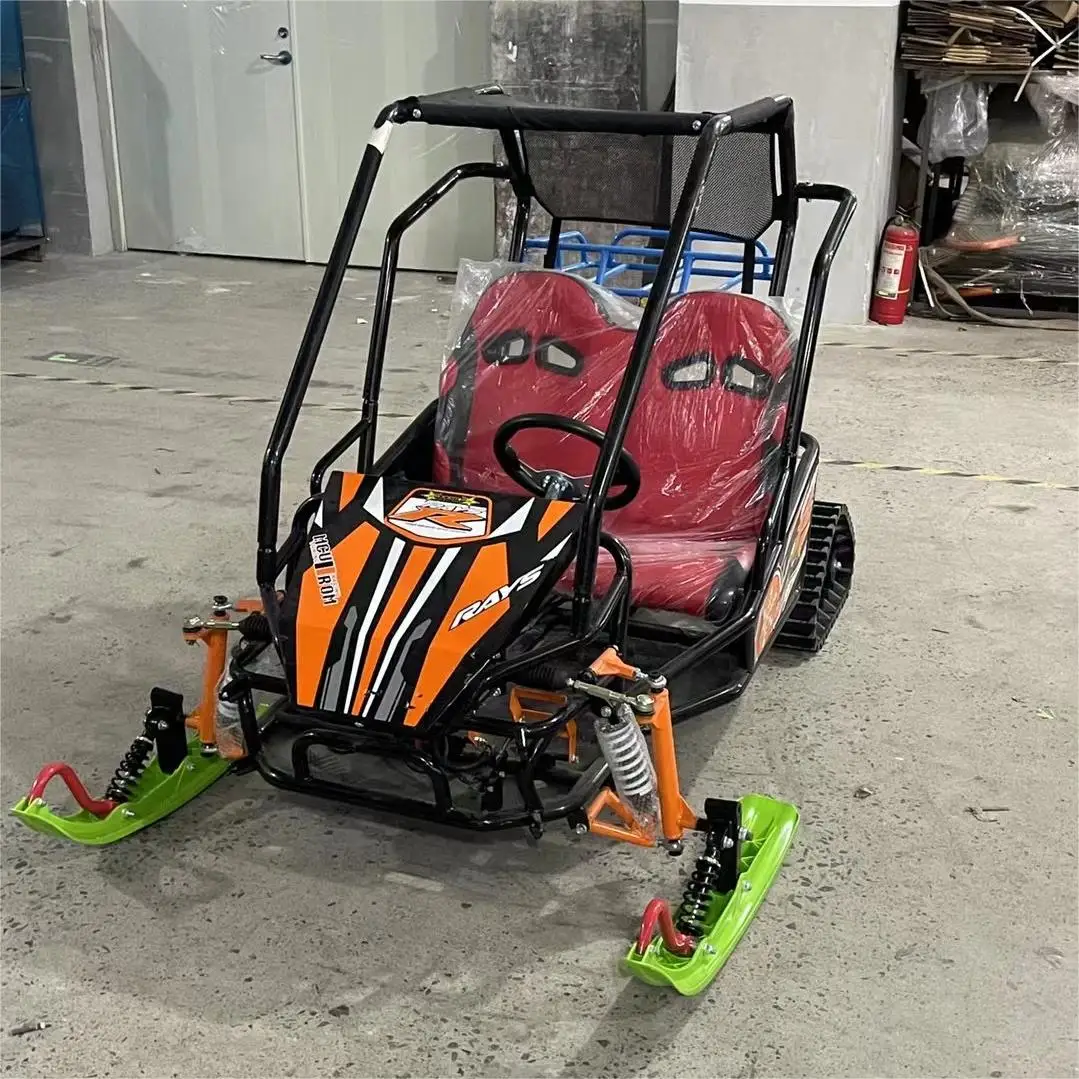 Новое поступление Двухместный парный Электрический мотоцикл снегоход для родителей и детей